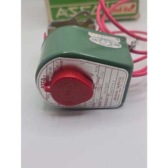 ASCO 8262B208 Solenoid Valve Brass 2-Way Red-Hat Series - Picture 2 of 9